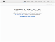 Tablet Screenshot of nmflood.org